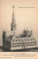 BELGIQUE - Exposition Universelle De 1910 - Hôtel De Ville De Bruxelles - Maison Haardt & Devos - Carte Postale Ancienne - Expositions Universelles