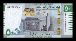 Mauritania 50 Ouguiya Commemorative 2023 Pick New Design Hybrid Tipe 1 Sc Unc - Mauritania