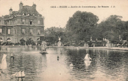 FRANCE - Paris - Jardin Du Luxembourg - Le Bassin - Carte Postale Ancienne - Autres Monuments, édifices