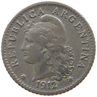 ARGENTINA 5 CENTAVOS 1912 #a089 0297 - Argentine