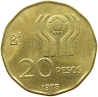 ARGENTINA 20 PESOS 1978 TOP #s066 0555 - Argentine