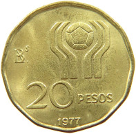 ARGENTINA 20 PESOS 1977 TOP #s066 0559 - Argentine