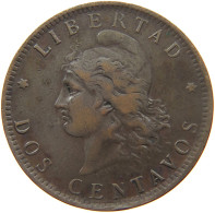 ARGENTINA 2 CENTAVOS 1890 #s077 0053 - Argentine