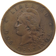 ARGENTINA 2 CENTAVOS 1884 #c009 0373 - Argentine