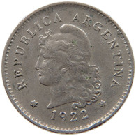 ARGENTINA 10 CENTAVOS 1922 #c078 0265 - Argentine