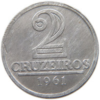 BRAZIL 2 CRUZEIROS 1961 #s054 0545 - Brésil