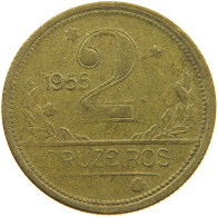 BRAZIL 2 CRUZEIROS 1955 #s054 0059 - Brésil