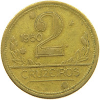 BRAZIL 2 CRUZEIROS 1950 #s054 0041 - Brésil