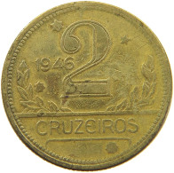 BRAZIL 2 CRUZEIROS 1946 #s054 0039 - Brésil