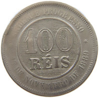 BRAZIL 100 REIS 1896 #a014 0757 - Brésil