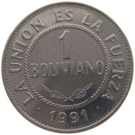 BOLIVIA BOLIVIANO 1991 TOP #c033 0333 - Bolivië