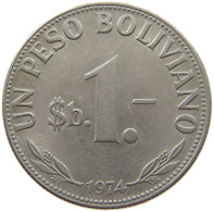 BOLIVIA BOLIVIANO 1974 #a043 0209 - Bolivie
