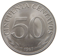 BOLIVIA 50 CENTAVOS 1967 TOP #s061 0351 - Bolivië