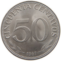 BOLIVIA 50 CENTAVOS 1967 TOP #s061 0353 - Bolivie