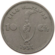 BOLIVIA 10 CENTAVOS 1937 #a089 0727 - Bolivië