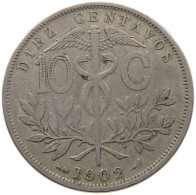 BOLIVIA 10 CENTAVOS 1902 #c010 0179 - Bolivie