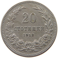 BULGARIA 20 STOTINKI 1913 #a017 0243 - Bulgarie