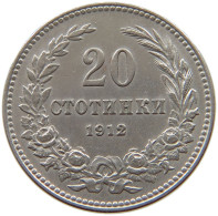 BULGARIA 20 STOTINKI 1912 #a017 0241 - Bulgarie