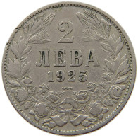 BULGARIA 2 LEVA 1925 #s072 0639 - Bulgarie