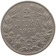 BULGARIA 2 LEVA 1925 #a072 0413 - Bulgarie