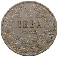 BULGARIA 2 LEVA 1925 #c078 0075 - Bulgarie