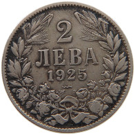 BULGARIA 2 LEVA 1925 #c006 0395 - Bulgarie