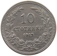 BULGARIA 10 STOTINKI 1913 #a069 0505 - Bulgarie