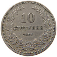 BULGARIA 10 STOTINKI 1906 #s034 0521 - Bulgarie