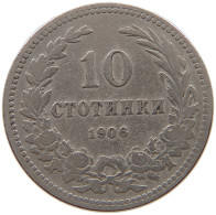 BULGARIA 10 STOTINKI 1906 #a046 0997 - Bulgarie