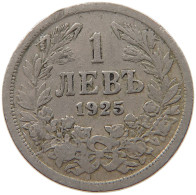 BULGARIA 1 LEV 1925 #s022 0027 - Bulgarie