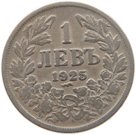 BULGARIA 1 LEV 1925 #a080 0409 - Bulgarie