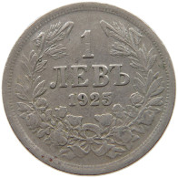 BULGARIA 1 LEV 1925 #c040 0131 - Bulgarie