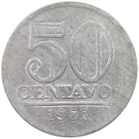 BRAZIL 50 CENTAVOS 1957 #s054 0585 - Brésil