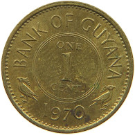 GUYANA 1 CENT 1970 #s060 0429 - Guyana