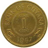 GUYANA 1 CENT 1967 #a037 0547 - Guyana