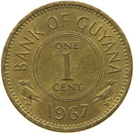 GUYANA 1 CENT 1967 #s060 0433 - Guyana
