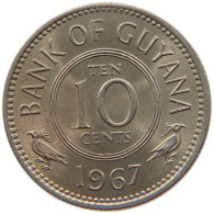 GUYANA 10 CENTS 1967 TOP #c038 0097 - Guyana