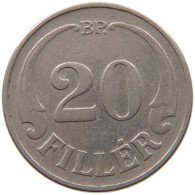 HUNGARY 20 FILLER 1926 #s022 0007 - Hongrie