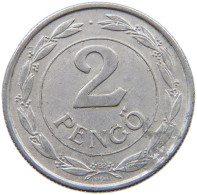 HUNGARY 2 PENGO 1942 #s068 0717 - Hongrie