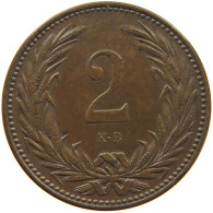 HUNGARY 2 FILLER 1895 TOP #c019 0321 - Hongrie