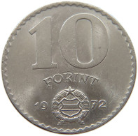 HUNGARY 10 FORINT 1972 #a043 0017 - Hongrie