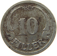 HUNGARY 10 FILLER 1940 #s042 0467 - Hongrie