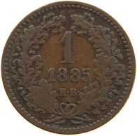 HUNGARY 1 KRAJCZAR 1885 KB #c050 0309 - Hongrie