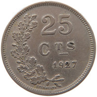 LUXEMBOURG 25 CENTIMES 1927 #s033 0197 - Luxembourg