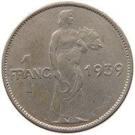 LUXEMBOURG 1 FRANC 1939 #s072 0555 - Luxembourg