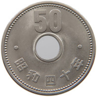 JAPAN 50 YEN 40 1965 TOP #s066 0017 - Japan