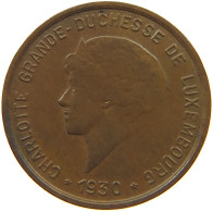 LUXEMBOURG 5 CENTIMES 1930 #c022 0509 - Luxembourg
