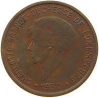 LUXEMBOURG 5 CENTIMES 1930 #a063 0329 - Luxembourg