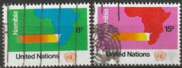 UNO New York 1973 MiNr.260 - 261 O Gestempelt 5 Jahre Rat Der UNO ( 4719 )günstige Versandkosten - Used Stamps