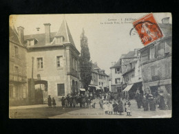 CPA JUILLAC La Grande Rue La Poste - Juillac